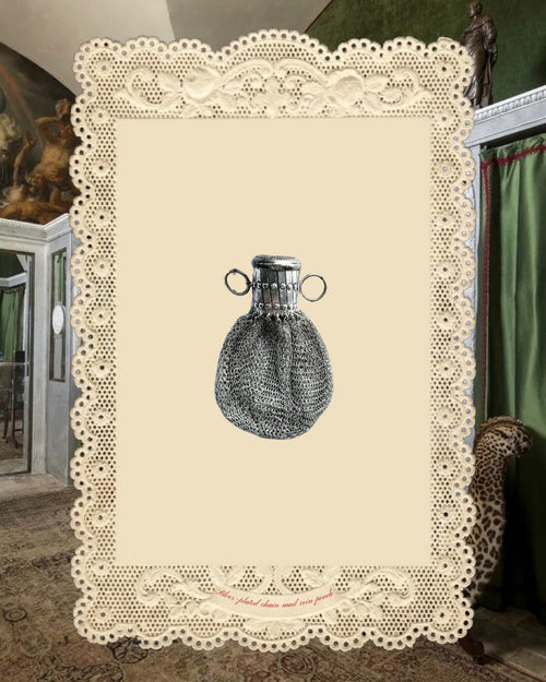 1920s Silver-Plated Chain Mail Coin Pouch