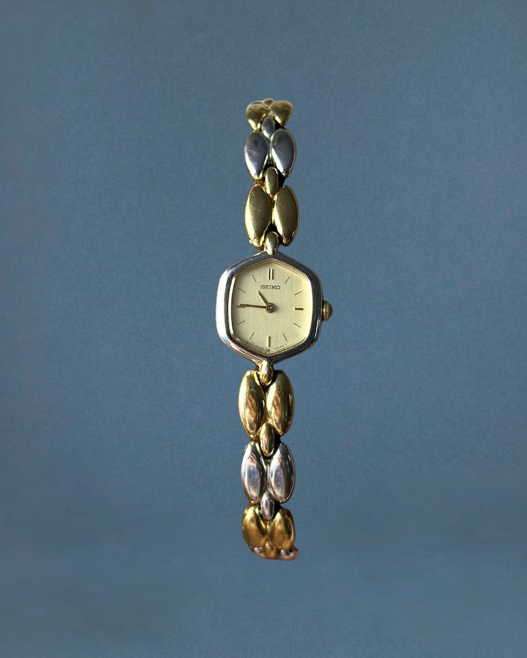 1980s Seiko two-tone quartz watch