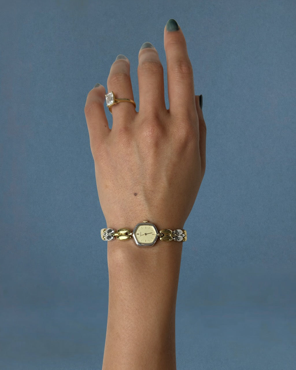 1980s Seiko two-tone quartz watch