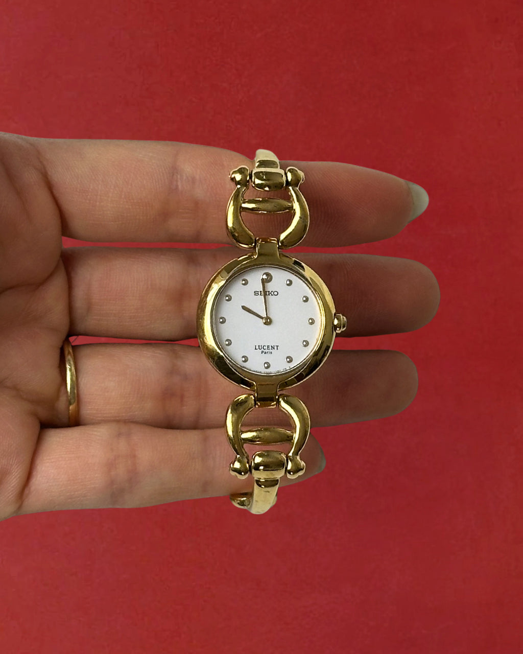 1980s Seiko Lucent bangle quartz watch