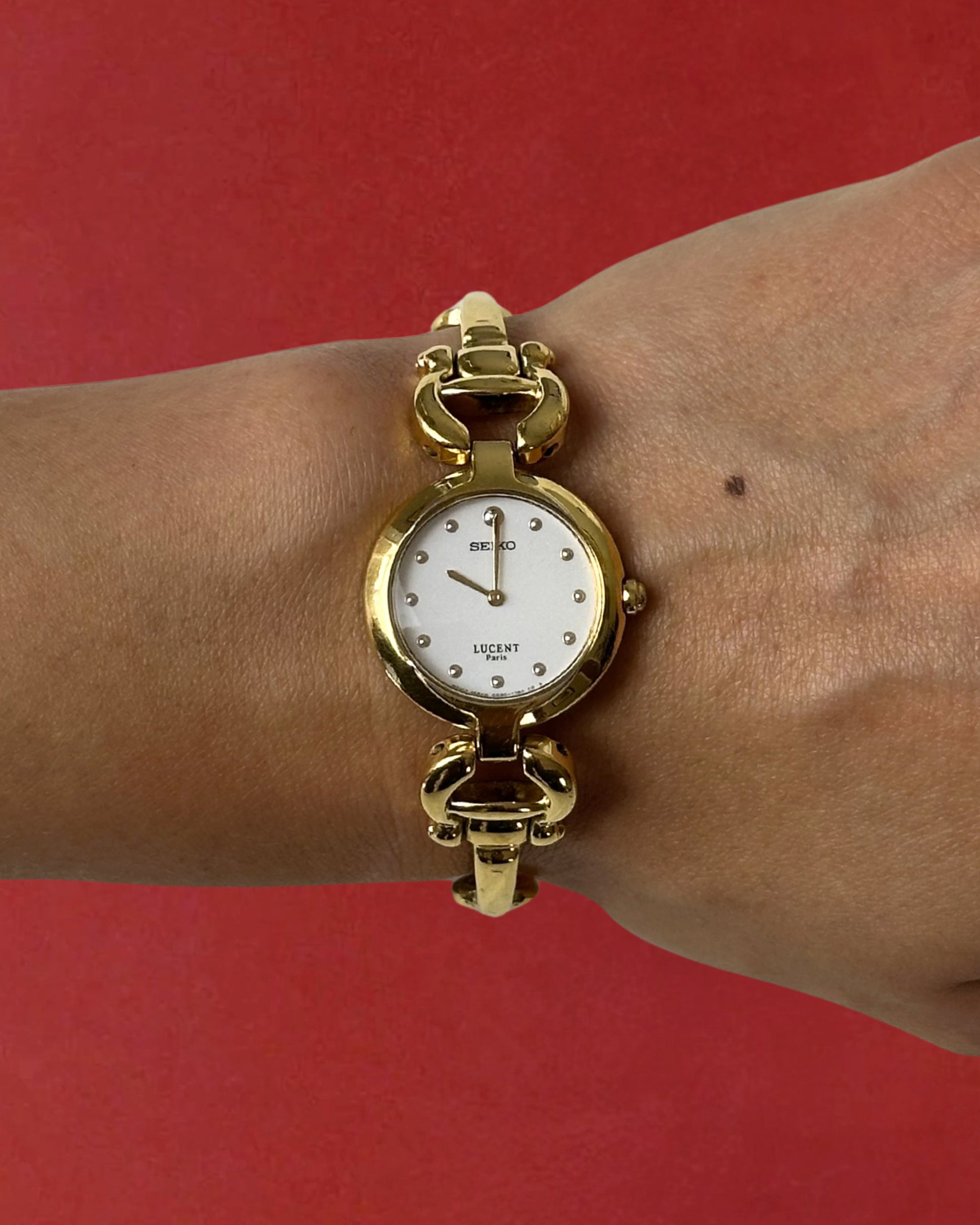 1980s Seiko Lucent bangle quartz watch