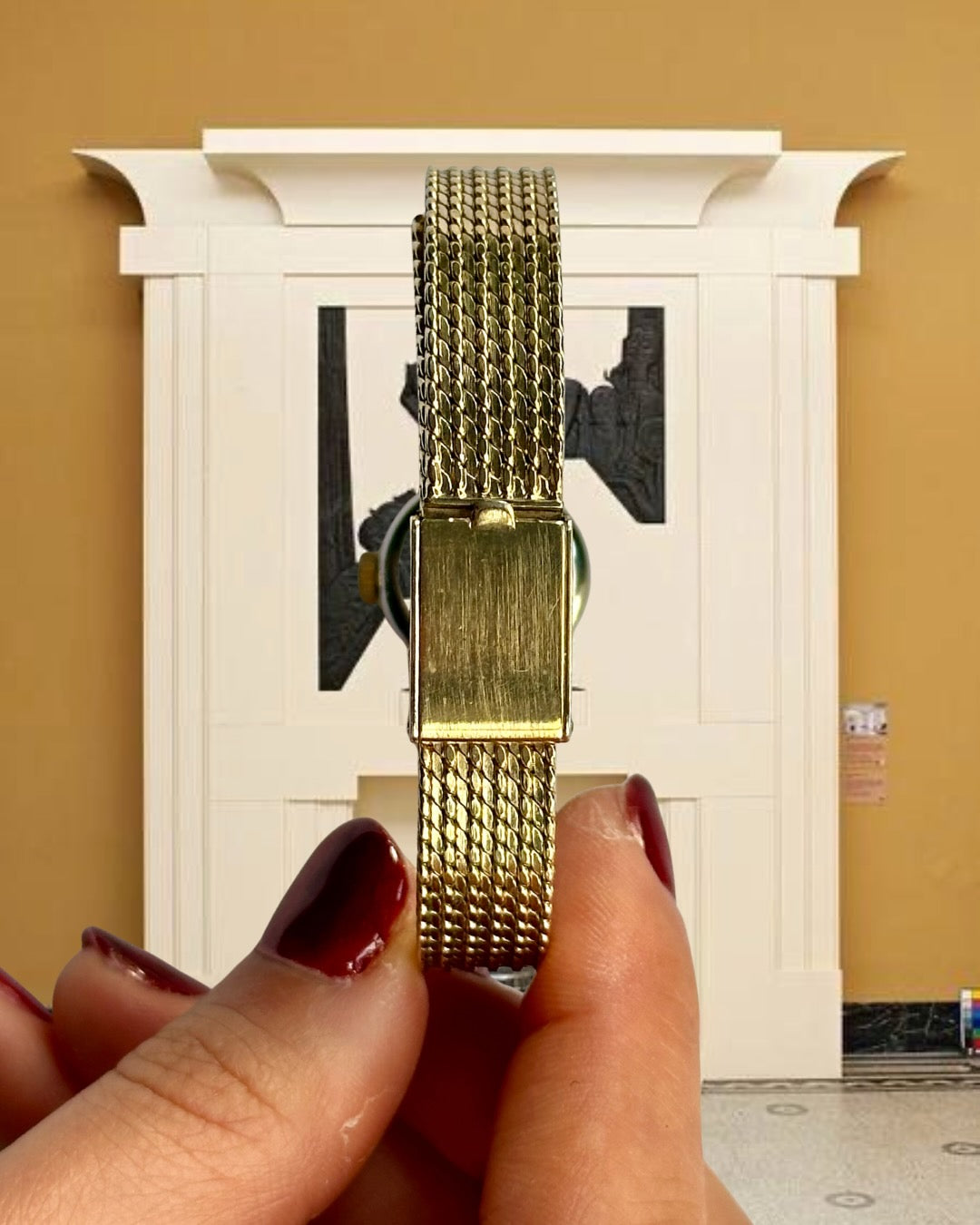 1970s Corvette Gold-Plated Mechanical Watch