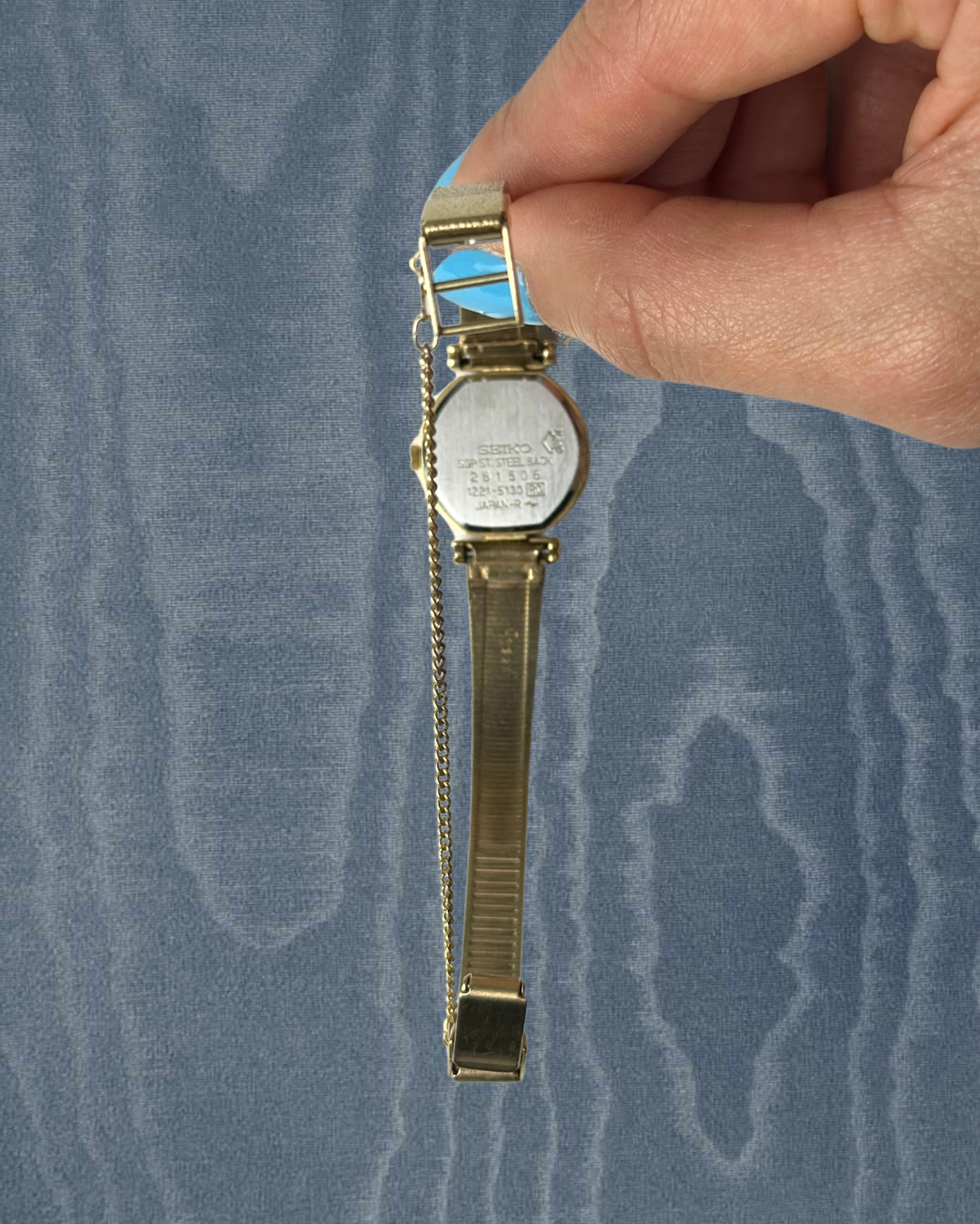 1980s Seiko diamanté accent quartz watch