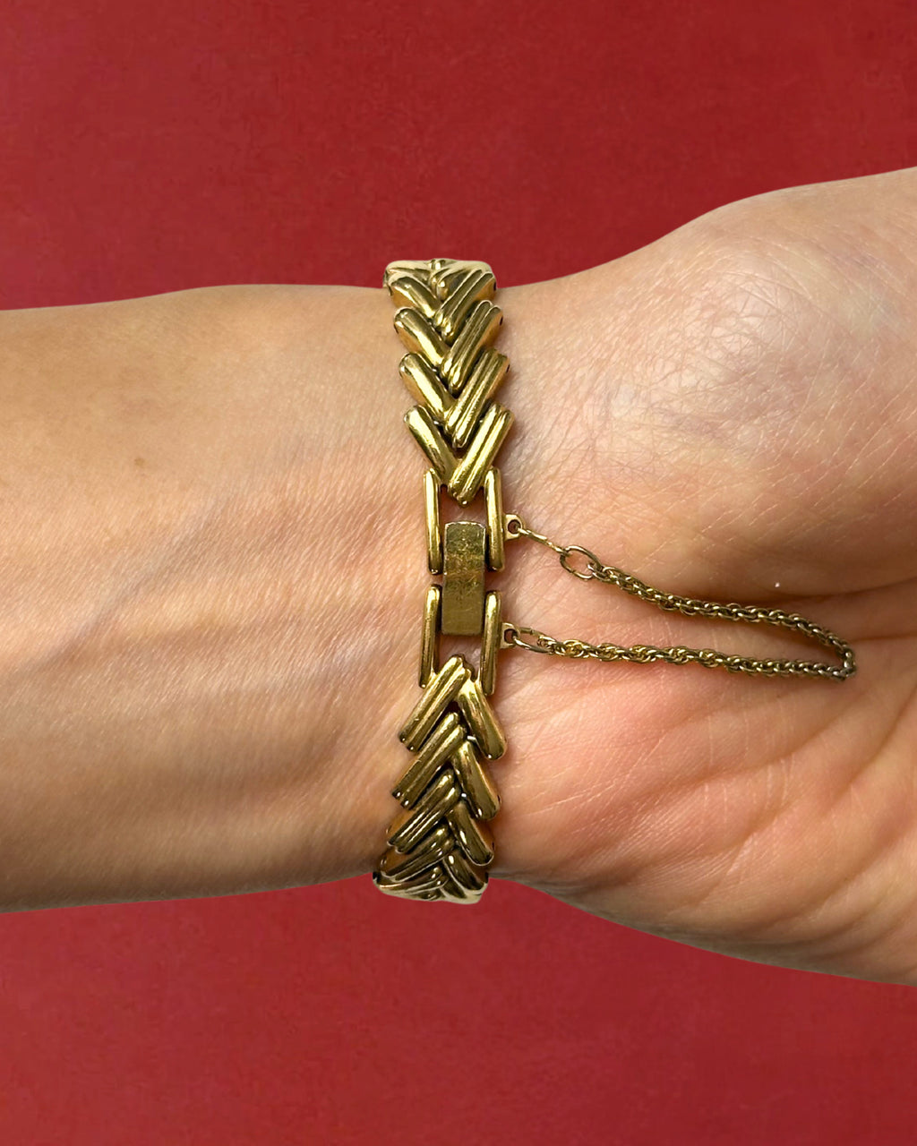 1980s Seiko chevron quartz watch