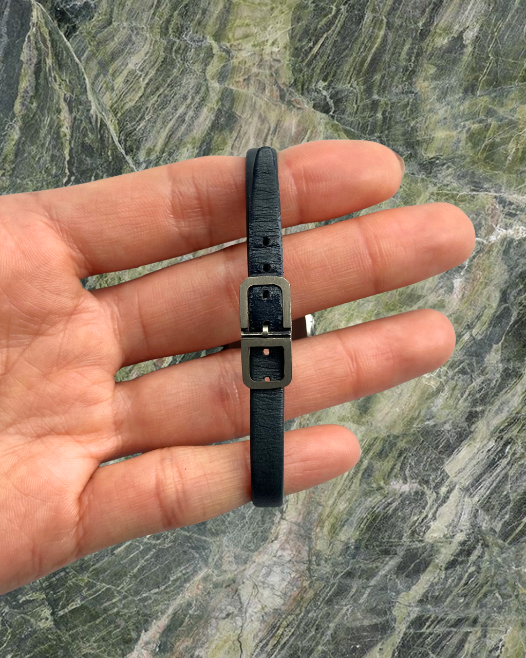 1970s Dior x Bulova silver-tone blue mechanical watch
