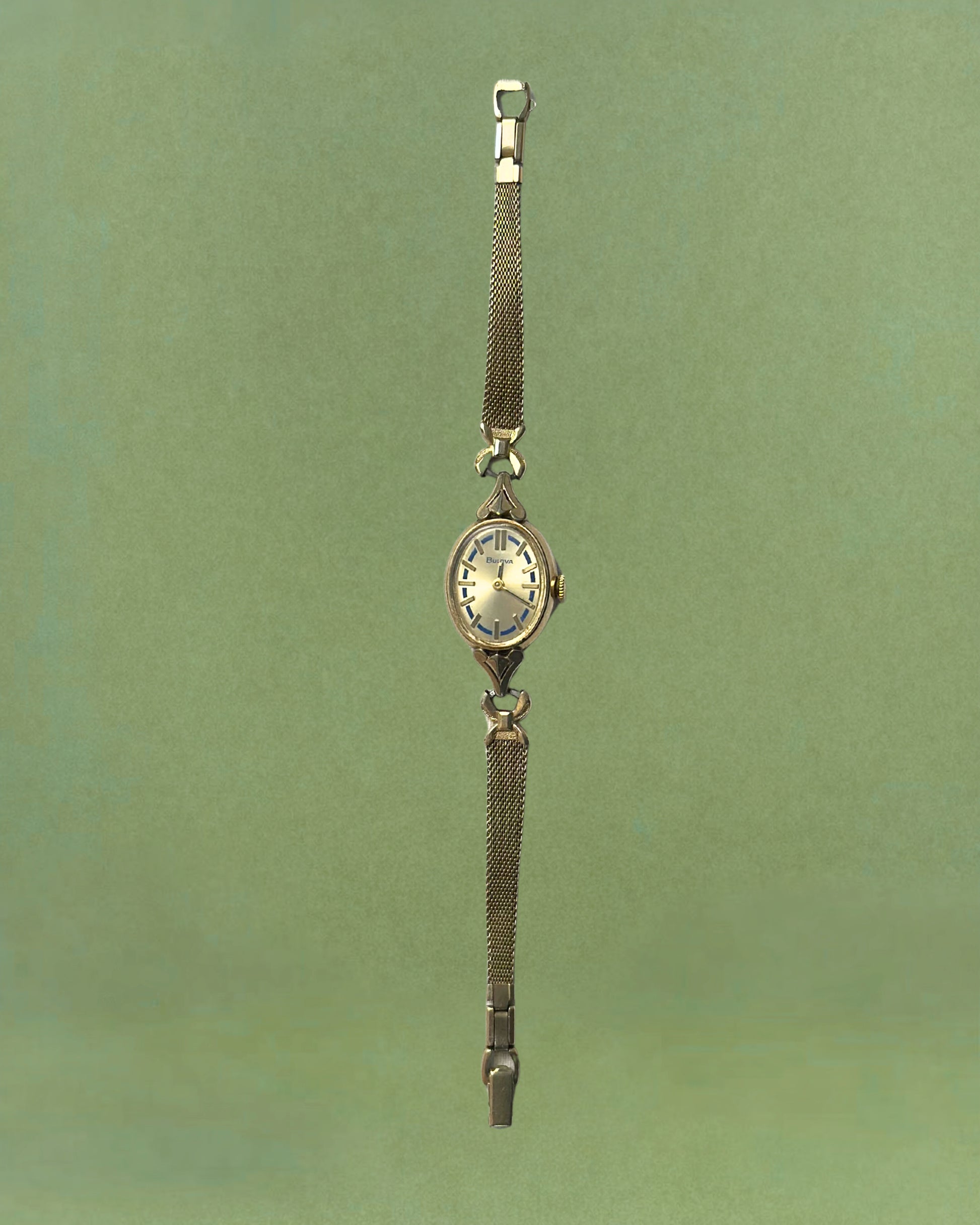 1960s Bulova 10k gold-plated mechanical watch