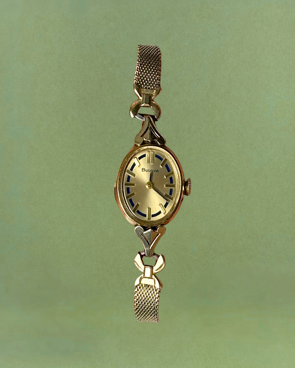 1960s Bulova 10k gold-plated mechanical watch