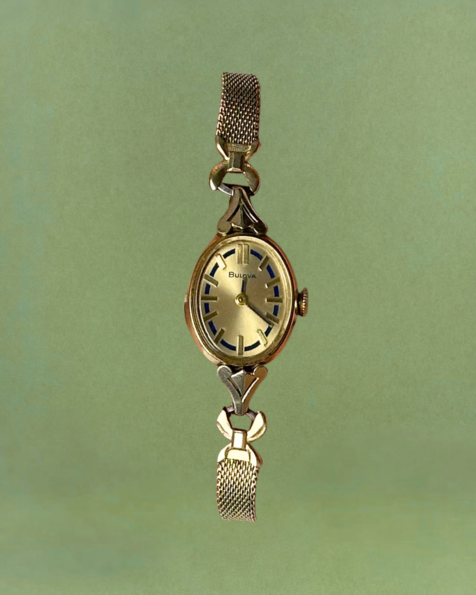 1960s Bulova 10k gold-plated mechanical watch