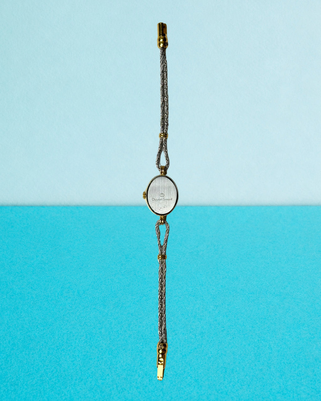 1980s rare Christian Bernard diamond two-tone quartz watch
