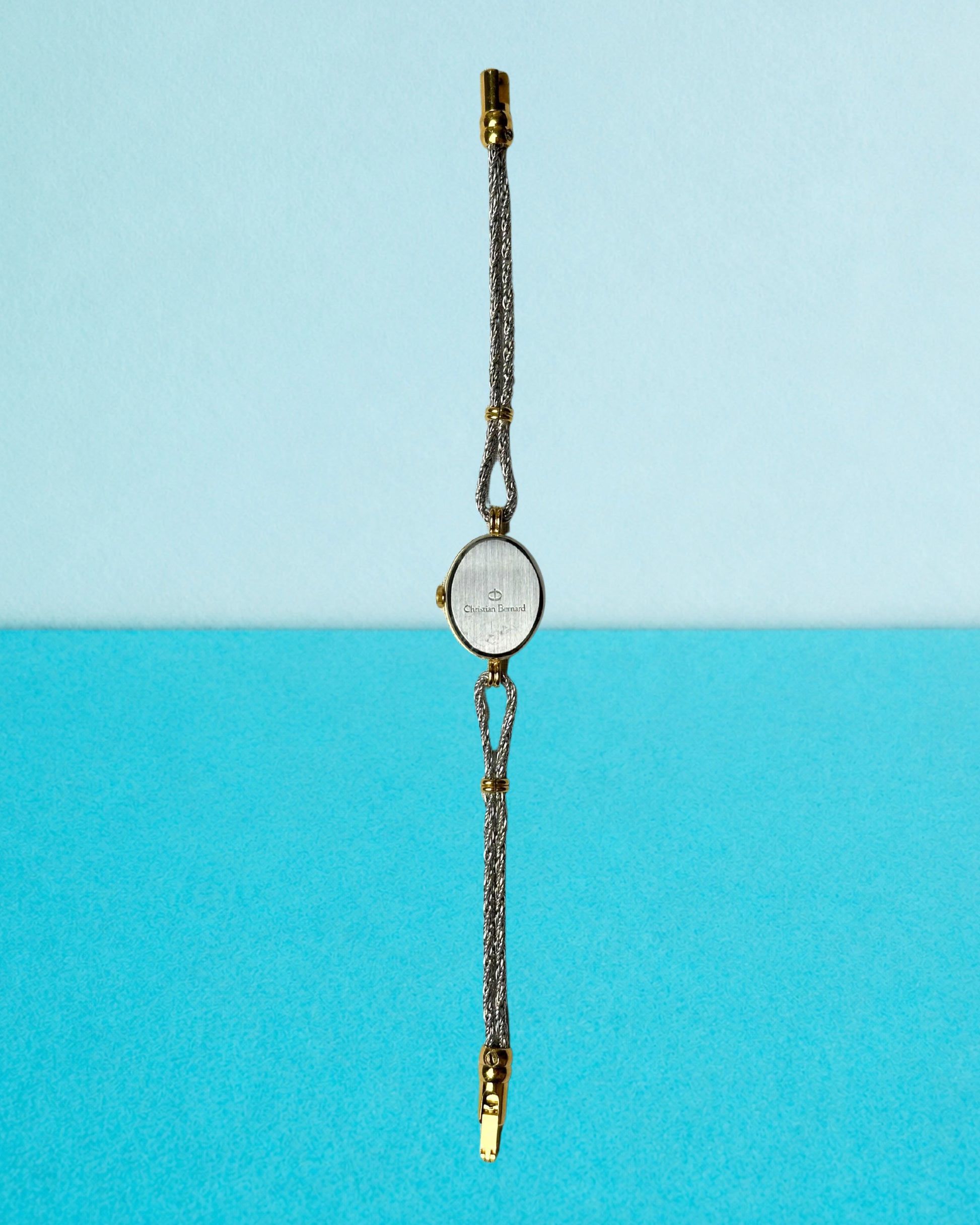 1980s rare Christian Bernard diamond two-tone quartz watch