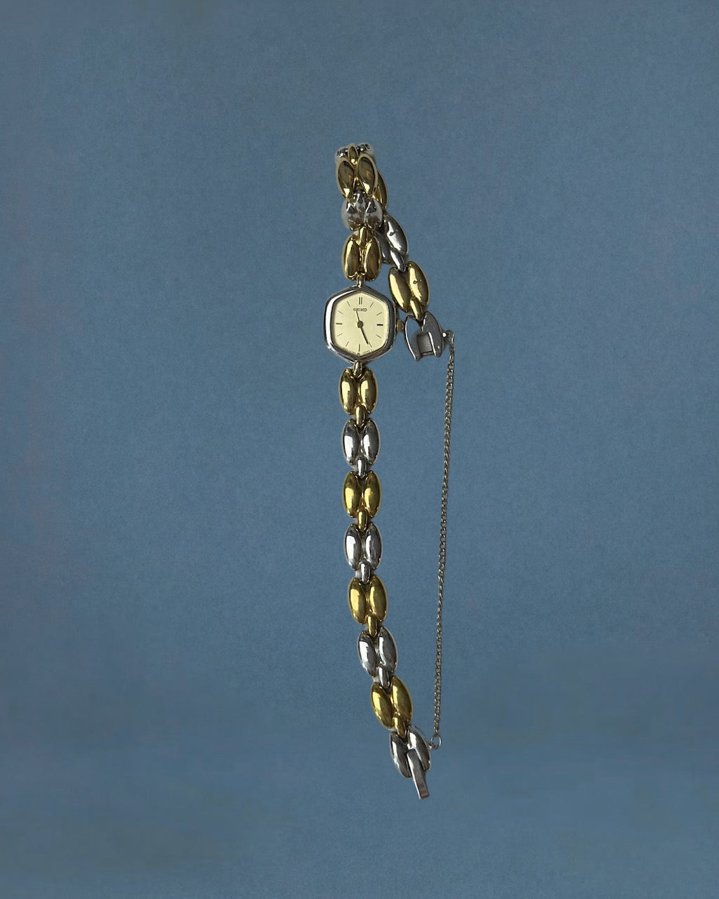 1980s Seiko two-tone quartz watch