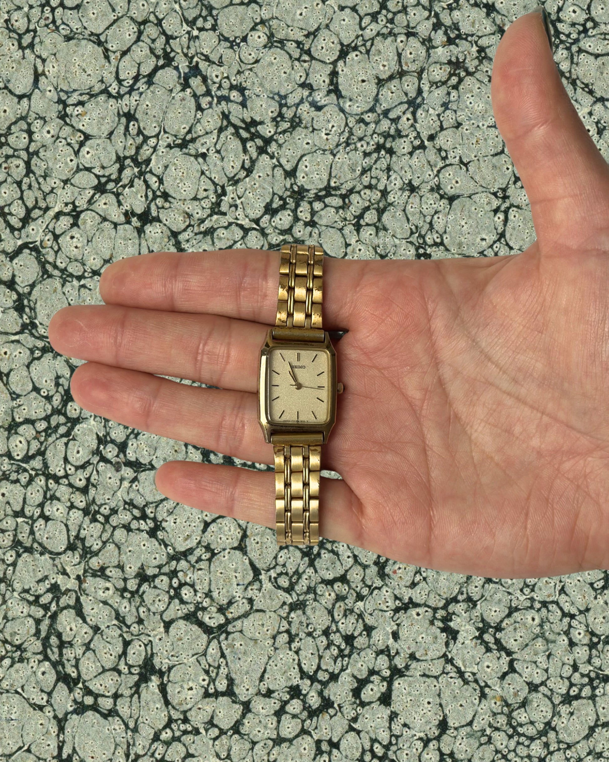 1980s Seiko rectangle quartz watch