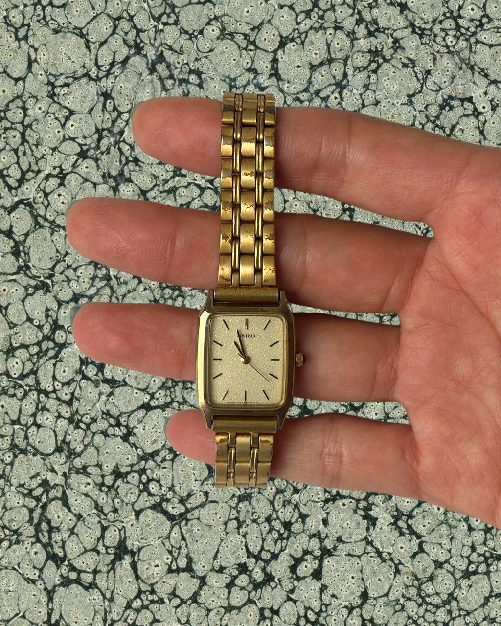 1980s Seiko rectangle quartz watch