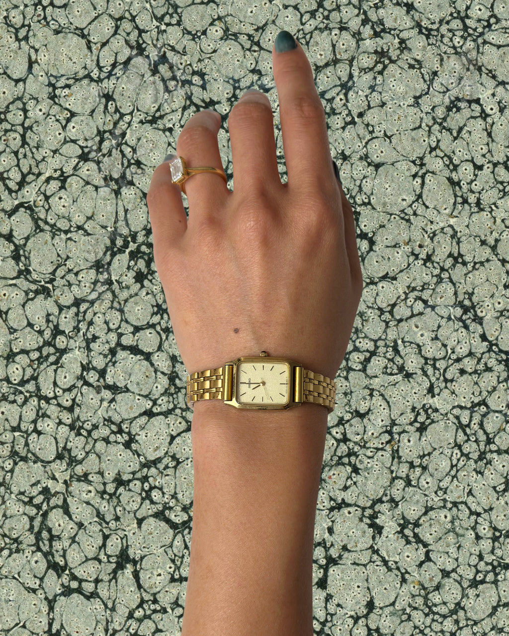1980s Seiko rectangle quartz watch