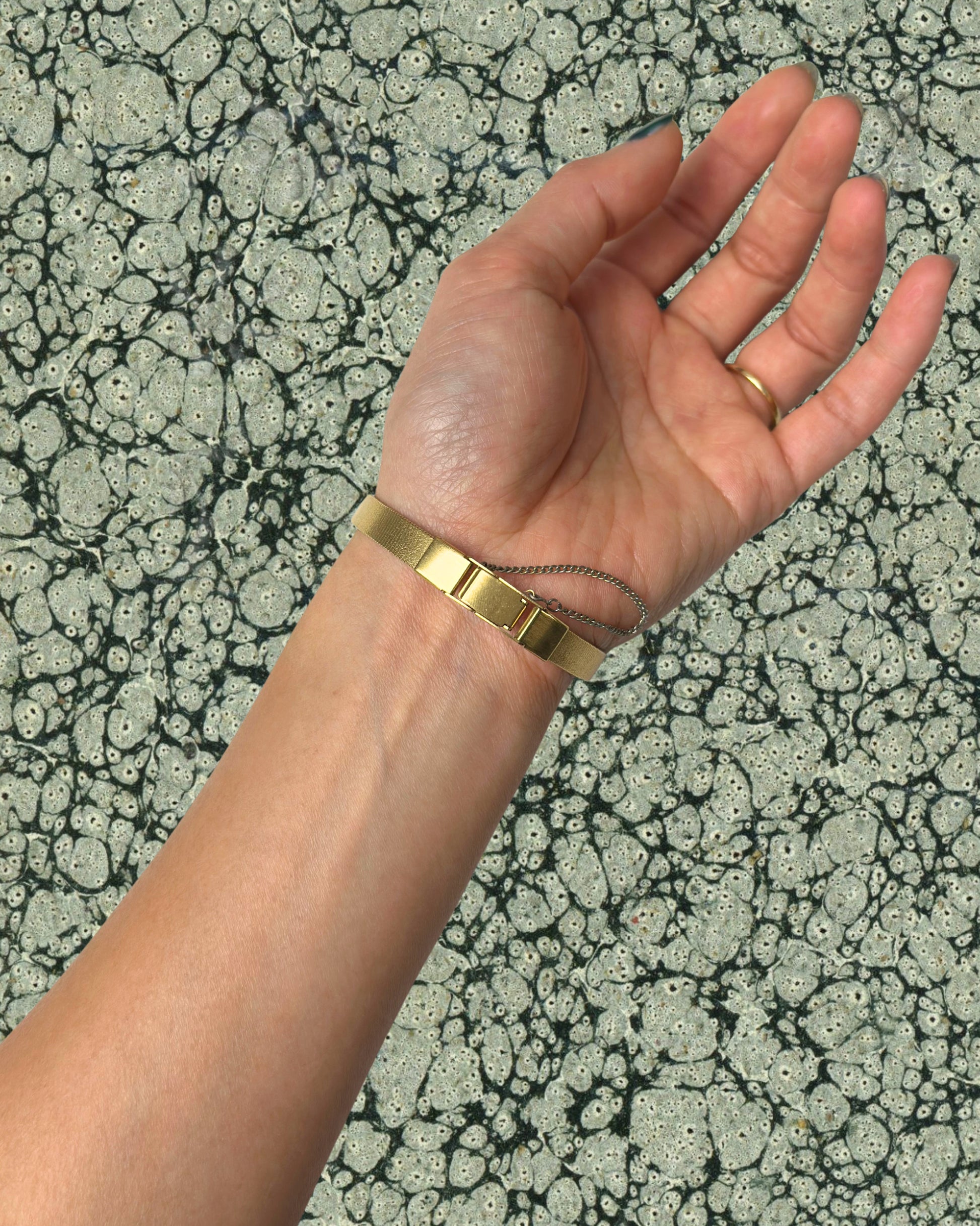 1980s Seiko slim gold tone quartz watch