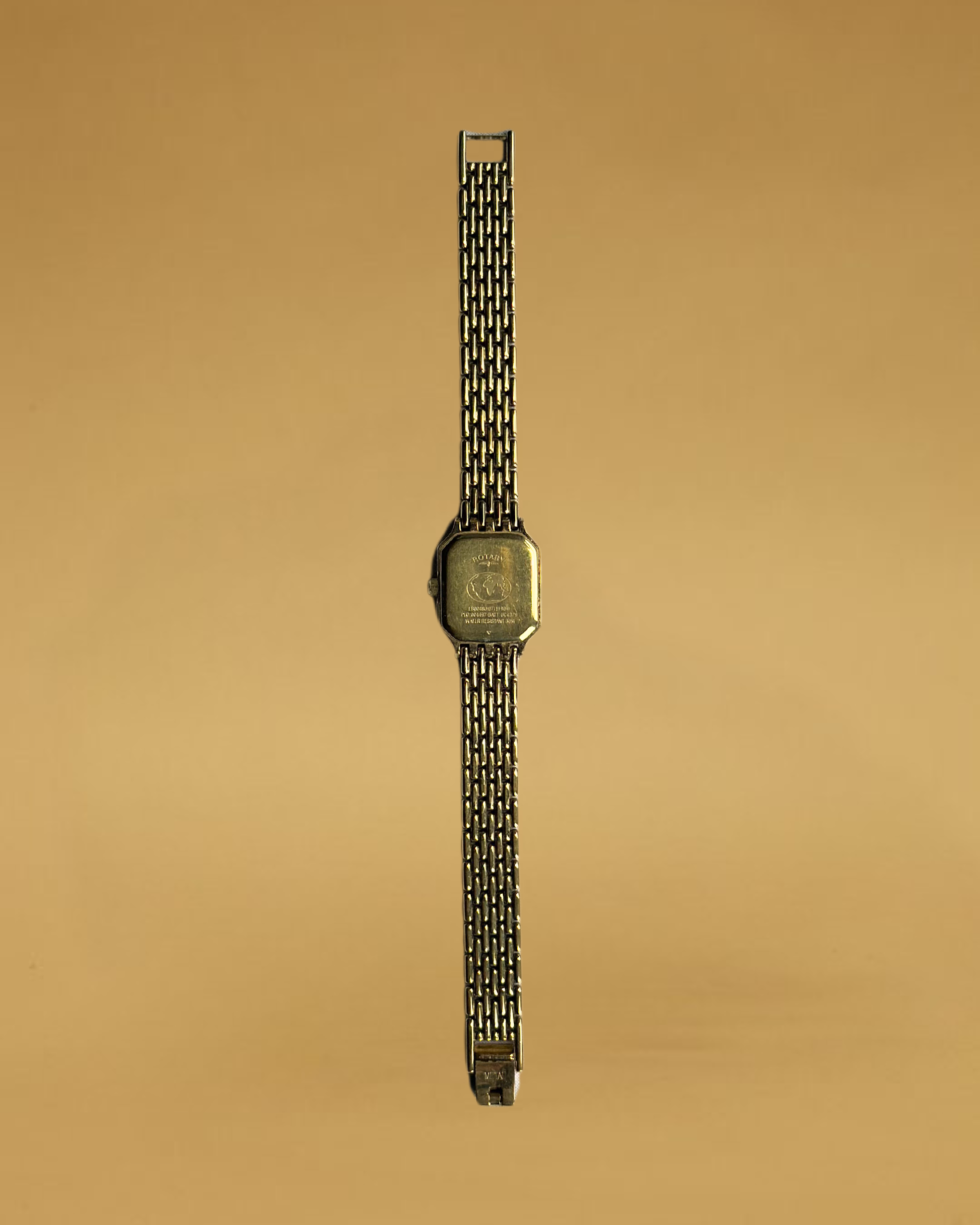 1980s Rotary gold-plated mother of pearl quartz watch