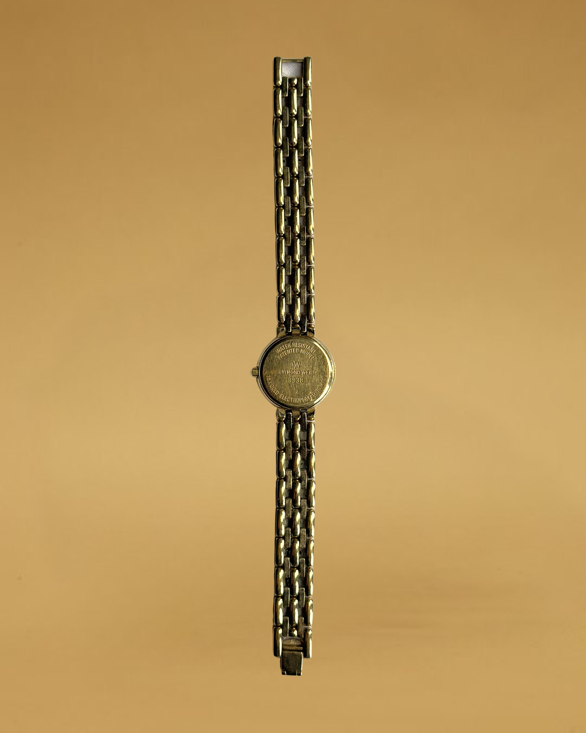 1980s Raymond Weil gold-plated round quartz watch