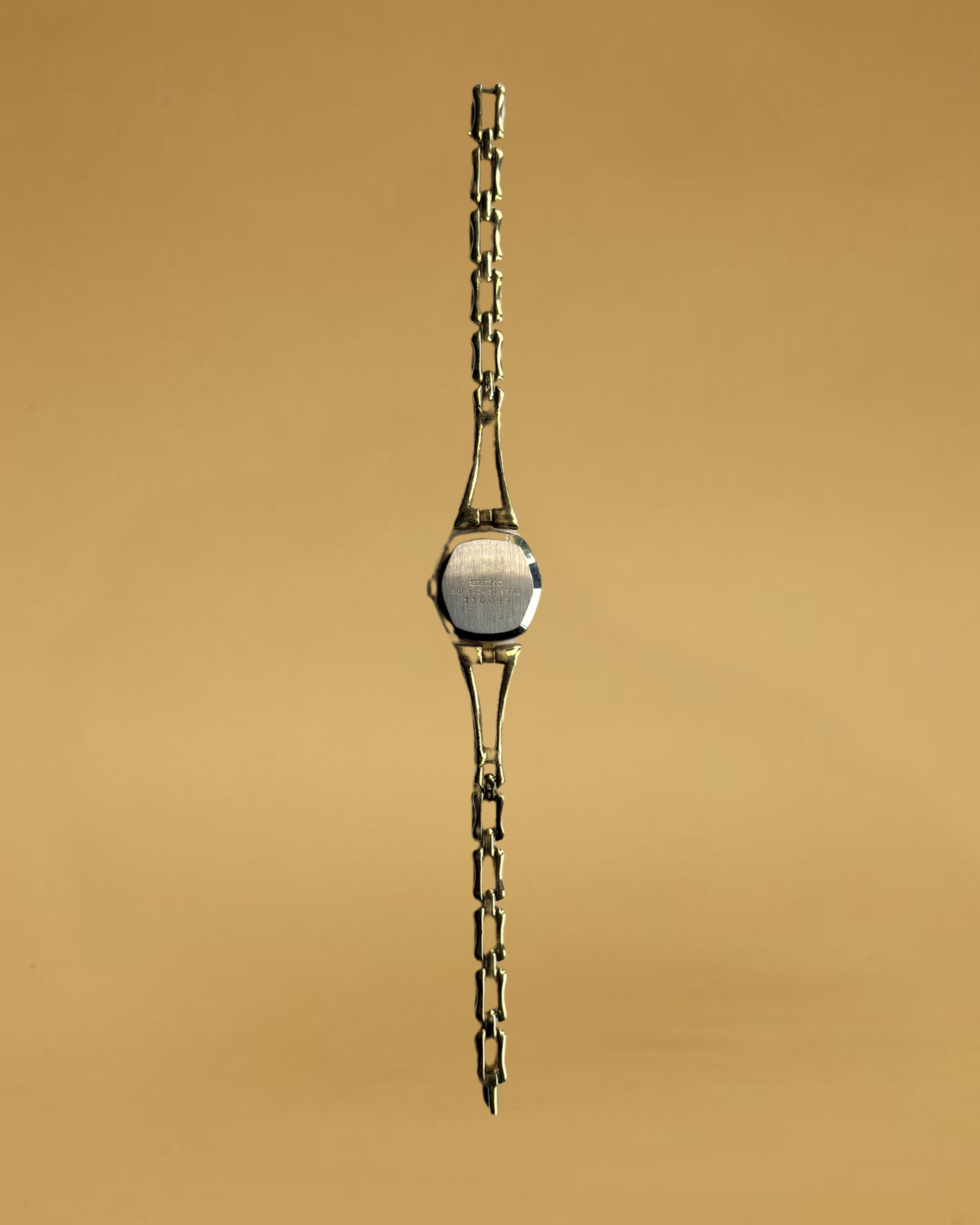 1980s Seiko gold-plated hexagon quartz watch