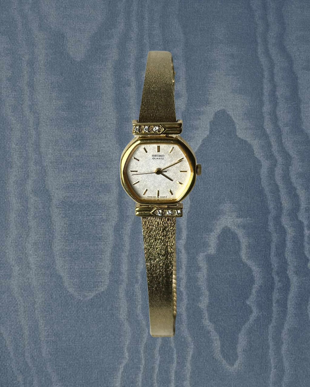 1980s Seiko diamanté accent quartz watch