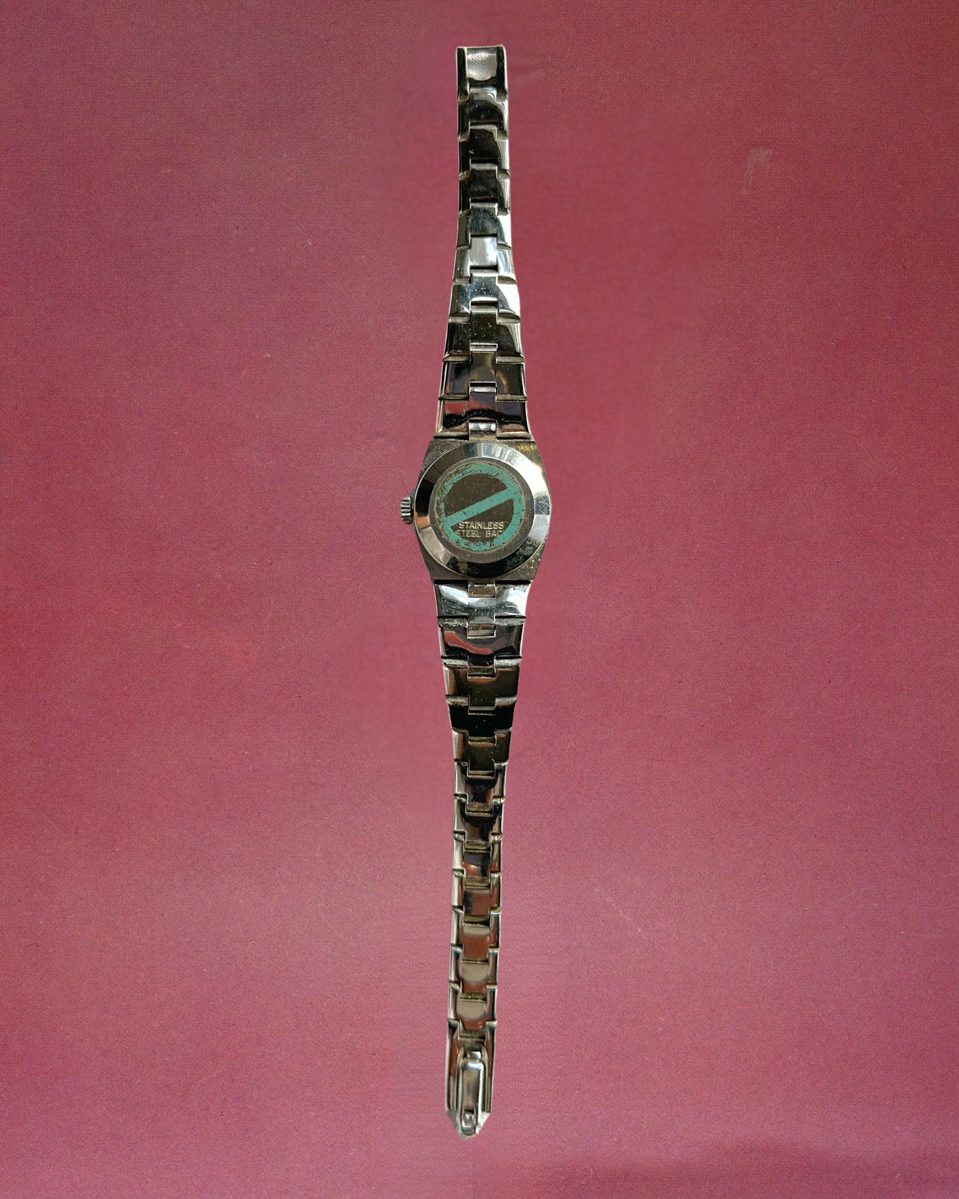 1970s Sekonda groove silver tone mechanical watch