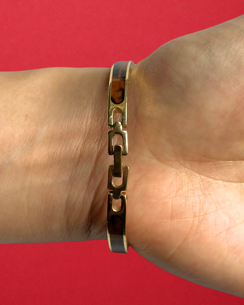 1980s Seiko Alba Tortoiseshell Bangle Quartz Watch
