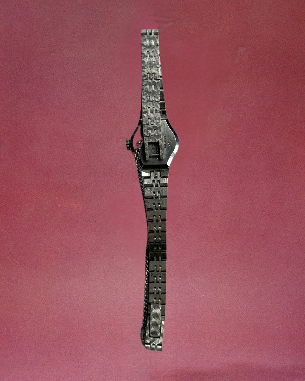 1970s Seiko silver-plated oval slim mechanical watch
