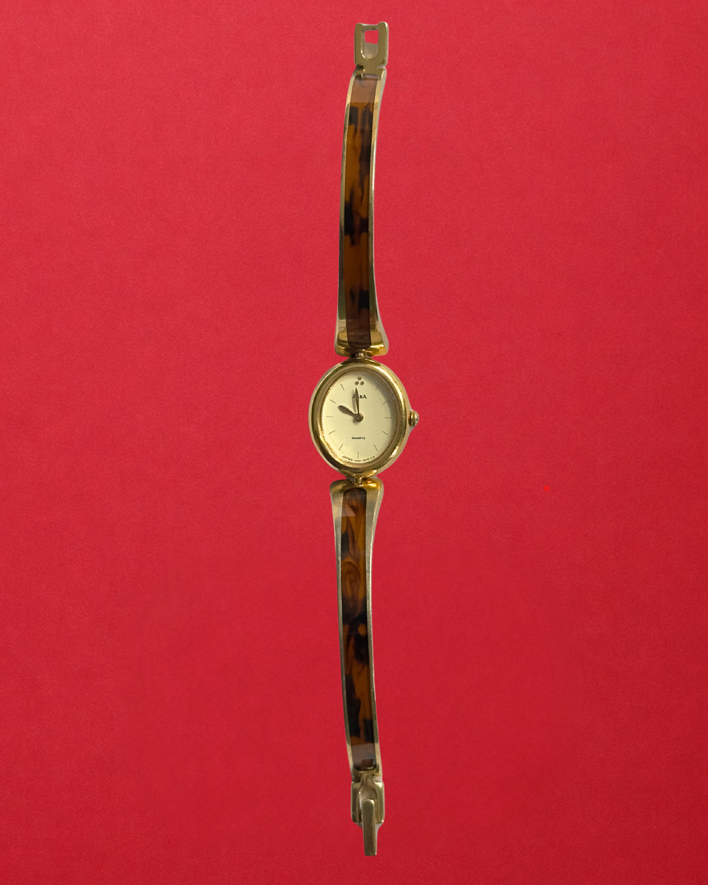 1980s Seiko Alba Tortoiseshell Bangle Quartz Watch