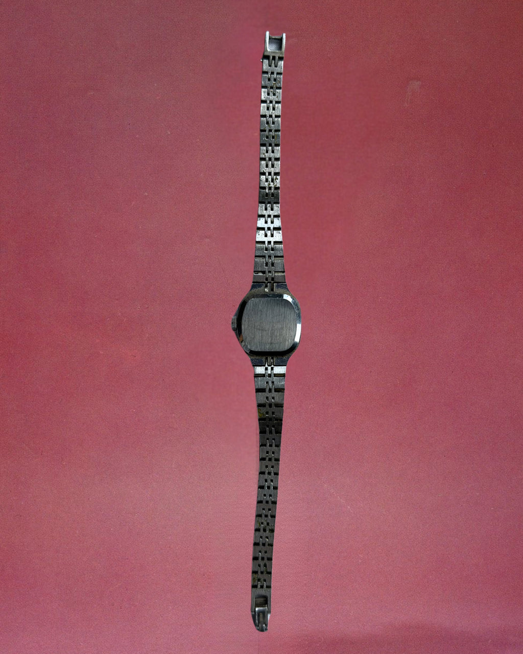 1970s Rotary silver-plated minimal mechanical watch
