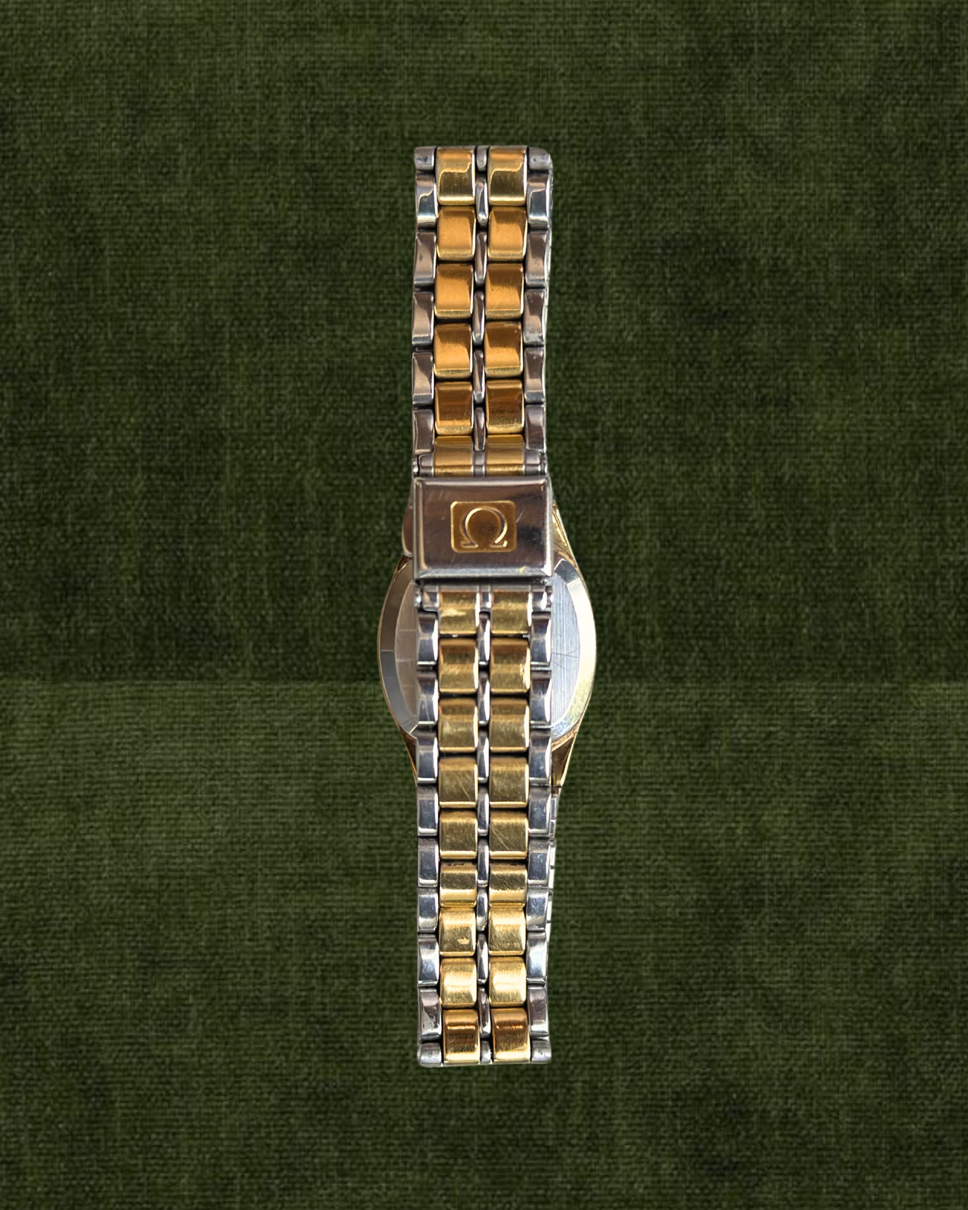 1980s Omega De Ville two-tone quartz watch