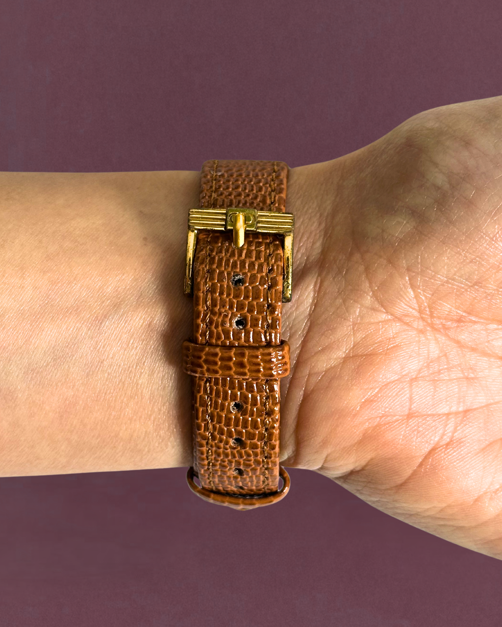1980s Christian Dior Two-Tone Rectangle Quartz Watch