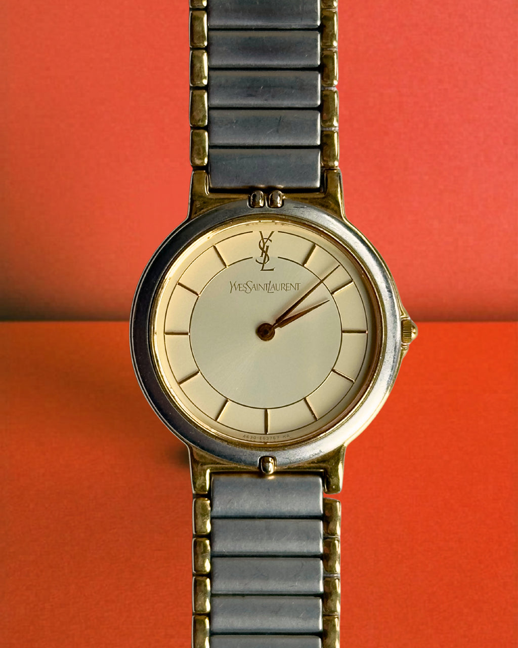 1980s YSL Two-tone Quartz Watch