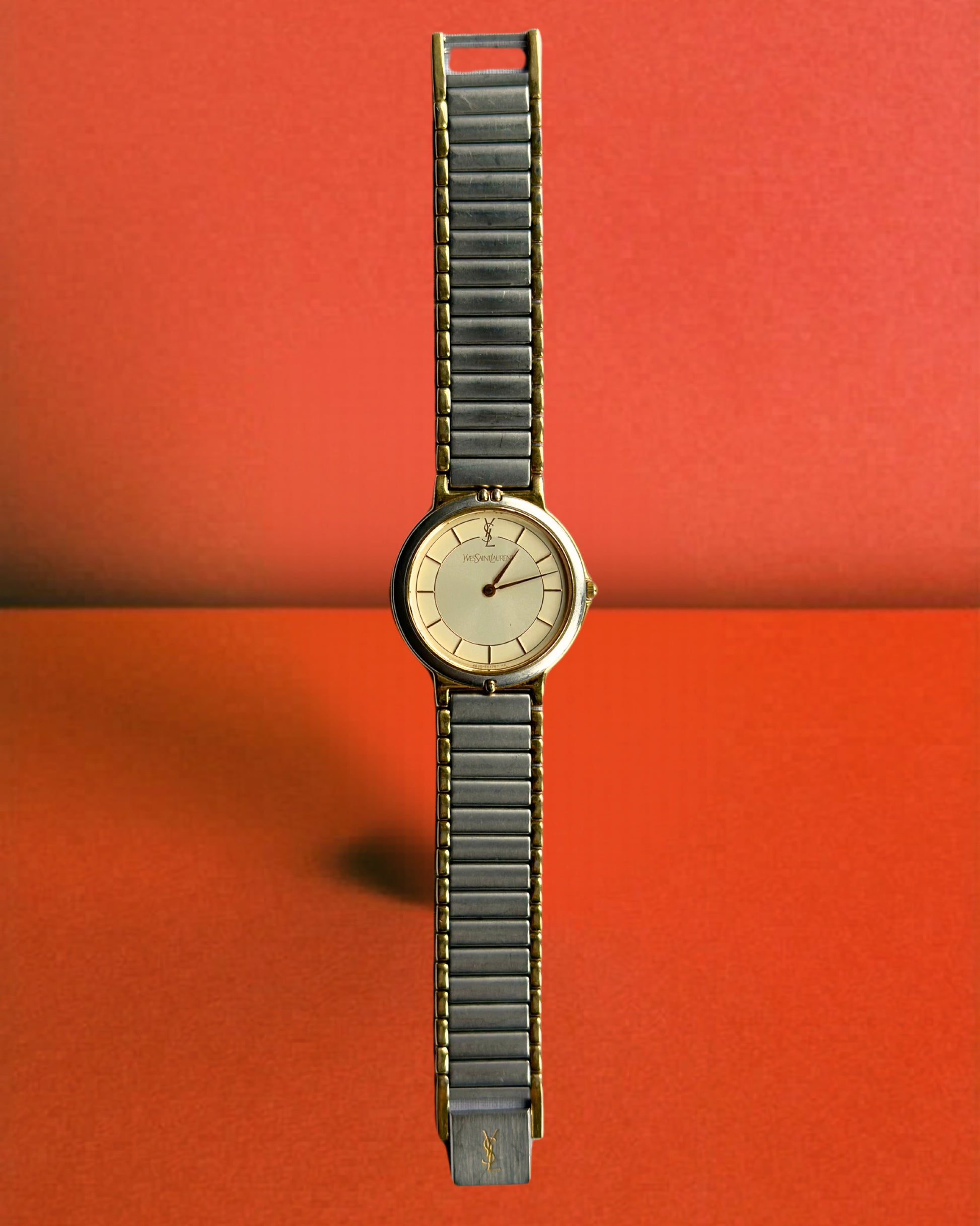 1980s YSL Two-tone Quartz Watch