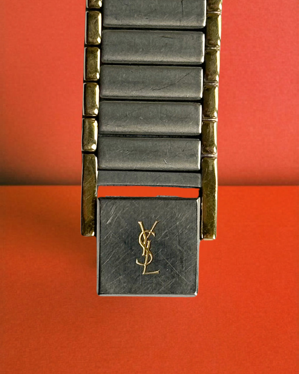 1980s YSL Two-tone Quartz Watch