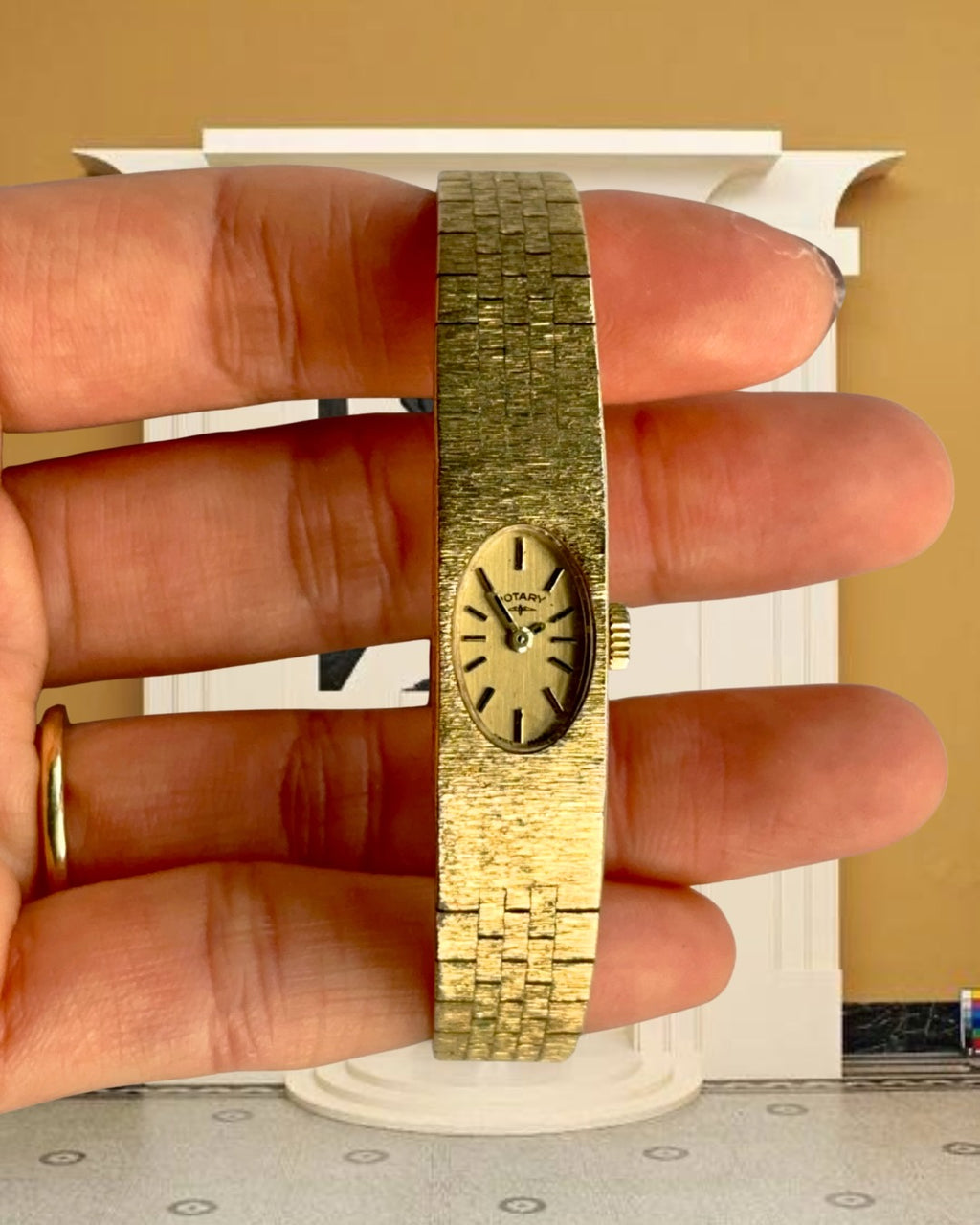 1970s Rotary Gold-Plated Mechanical Watch