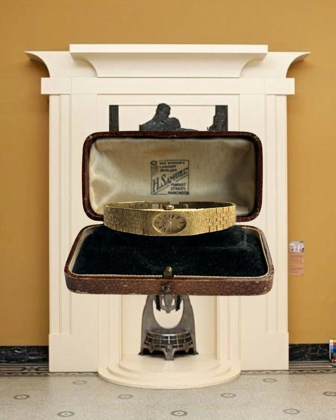 1970s Rotary Gold-Plated Mechanical Watch