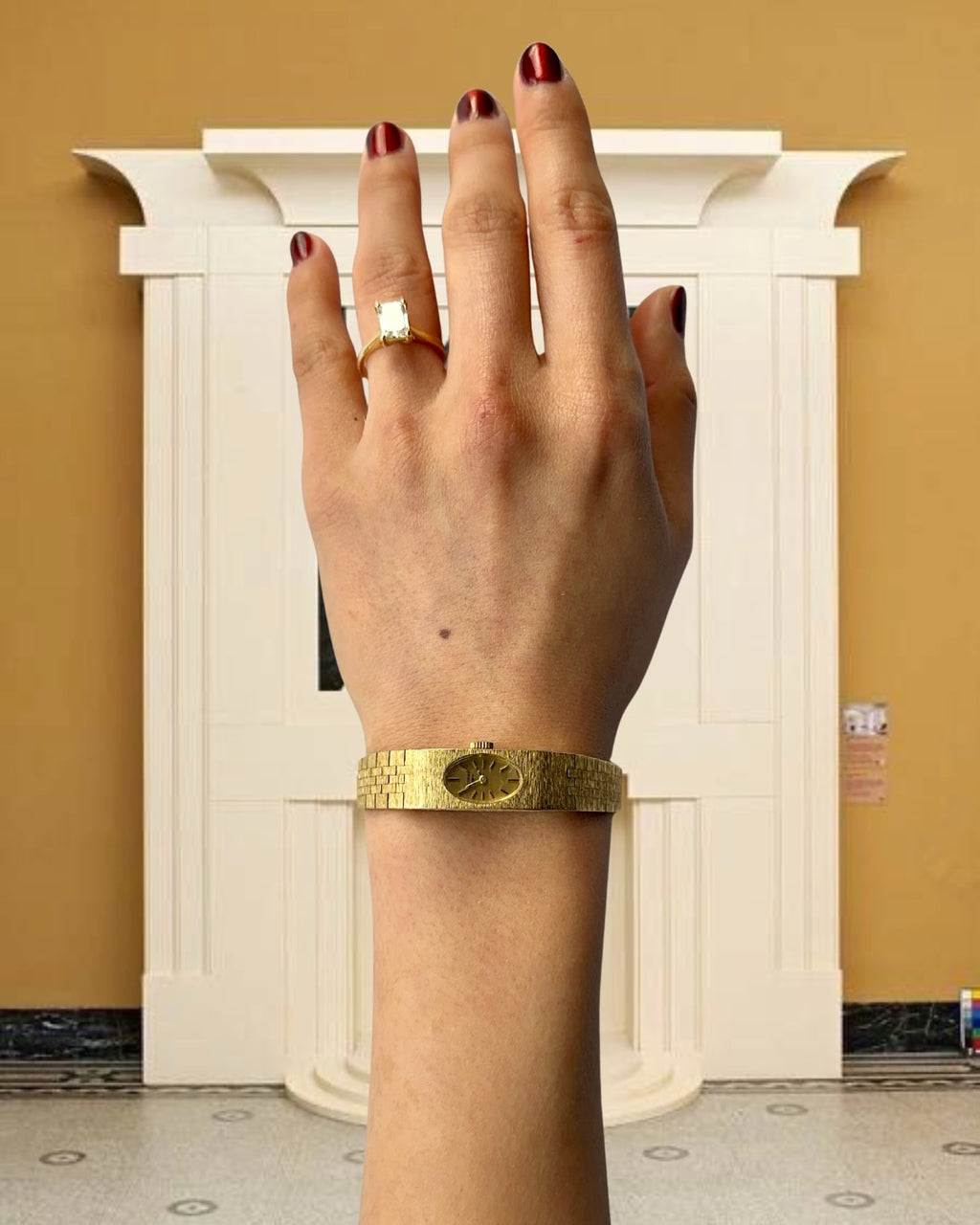 1970s Rotary Gold-Plated Mechanical Watch