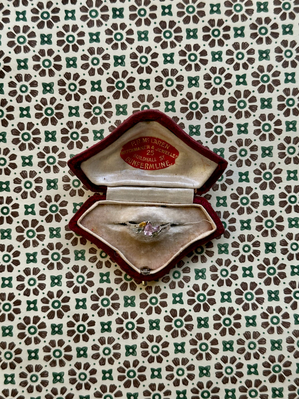 Delight mixed-quartz silver tone ring