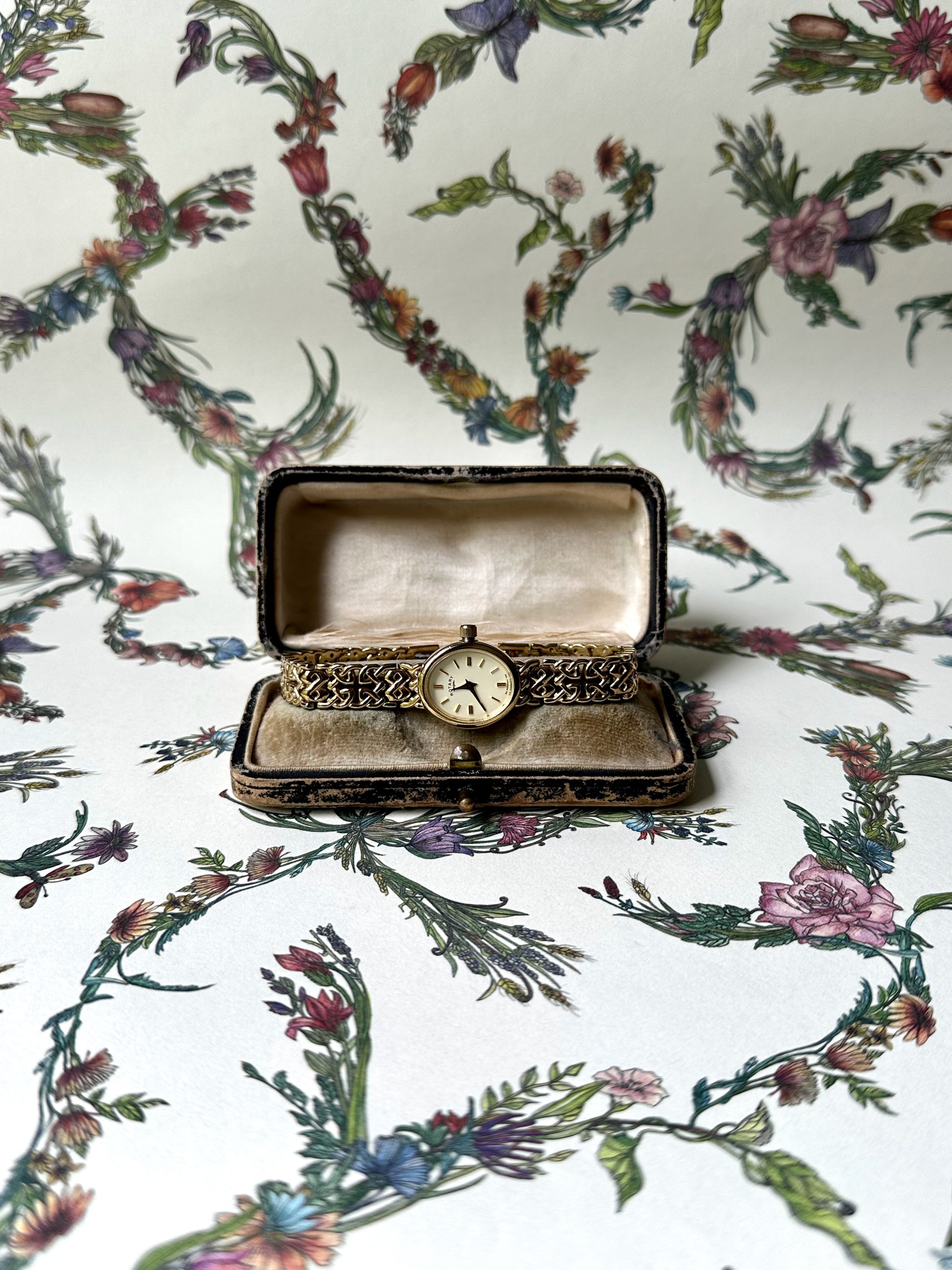 1980s Rotary Filigree Bracelet Quartz Watch