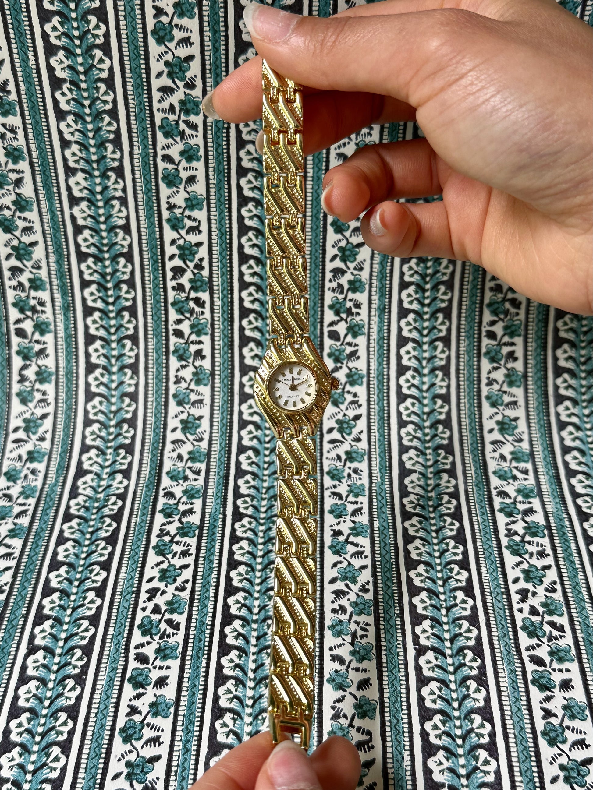 1980s Pierre Nicol Textured Quartz Watch
