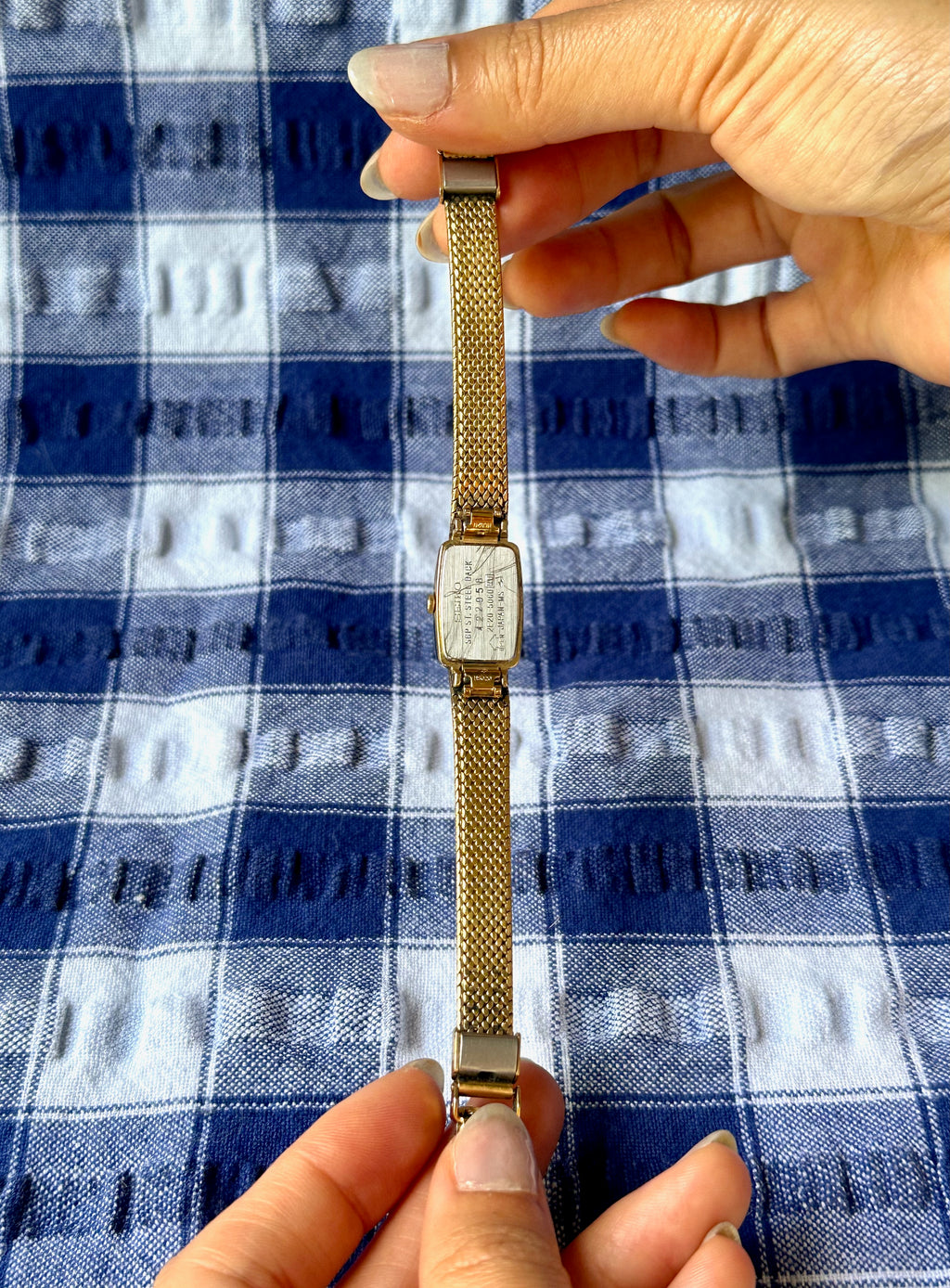 1980s Seiko Braided Gold-Plated Quartz Watch