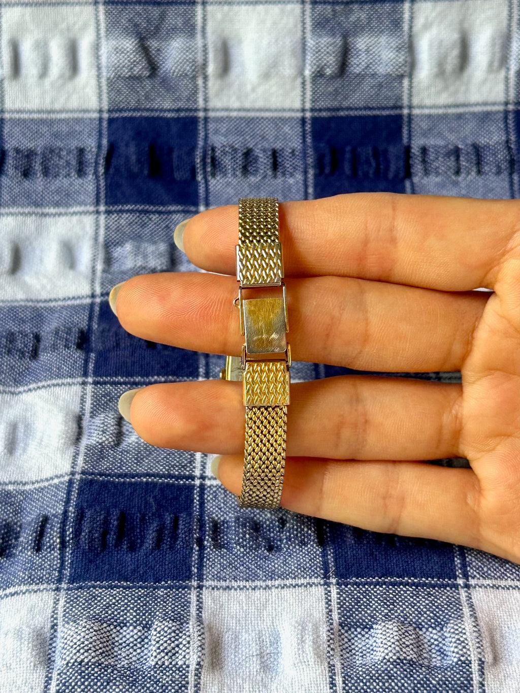 1980s Seiko Braided Gold-Plated Quartz Watch