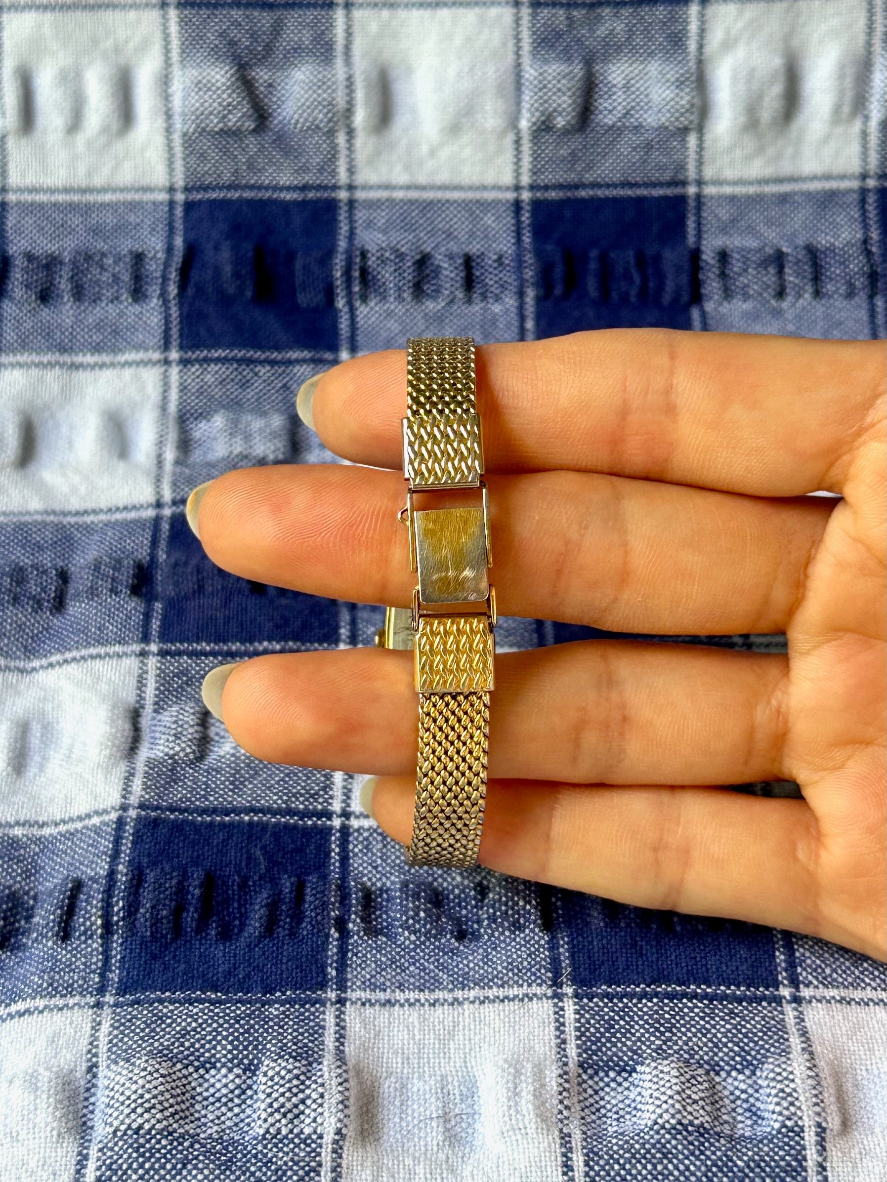 1980s Seiko Braided Gold-Plated Quartz Watch