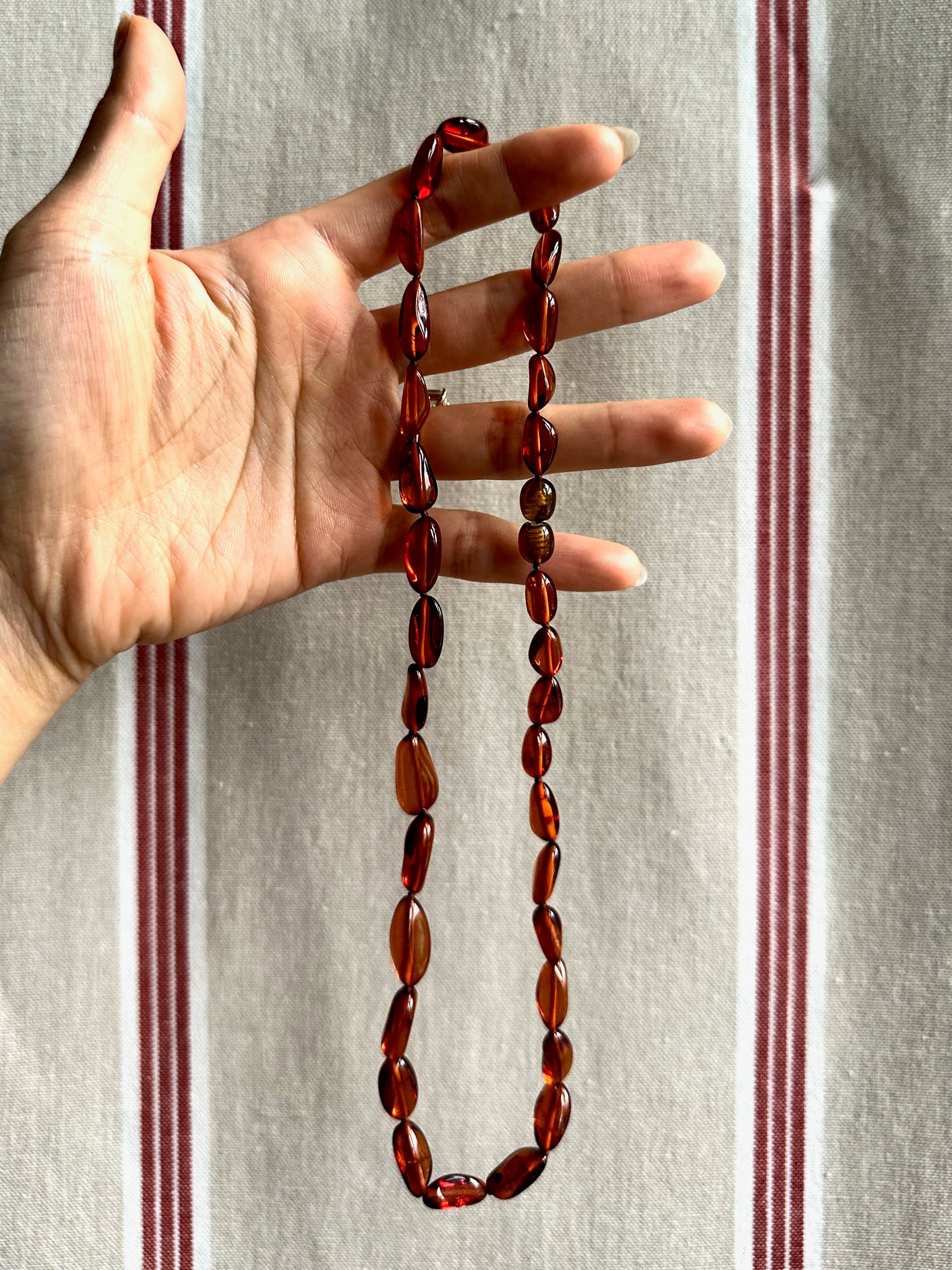 Vintage baltic amber necklace