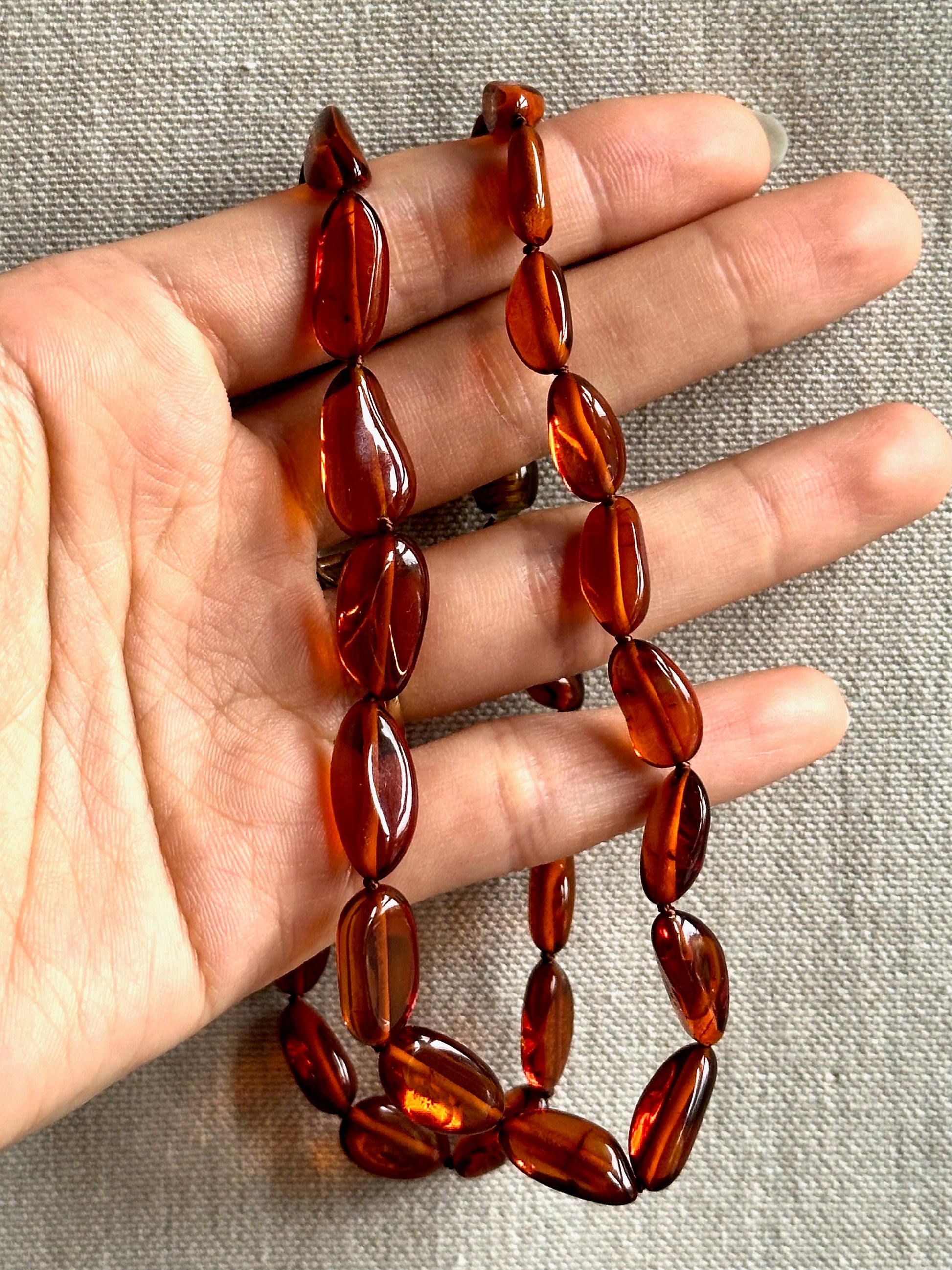 Vintage baltic amber necklace