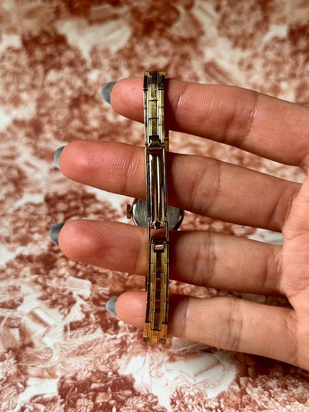 1970s Grovana gold-plated 17 jewels mechanical watch