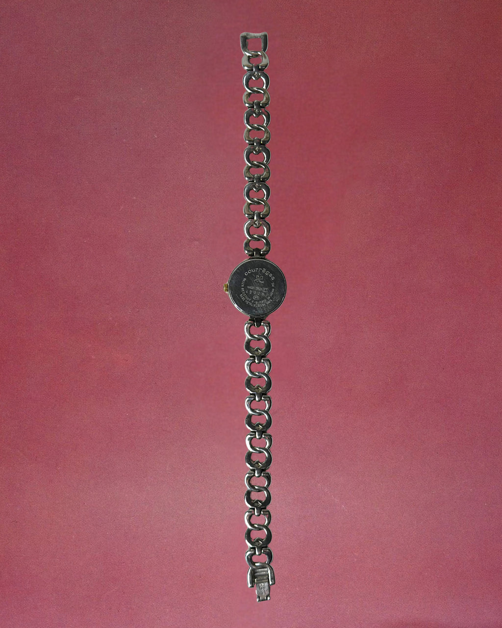 1980s Courreges two-tone quartz watch