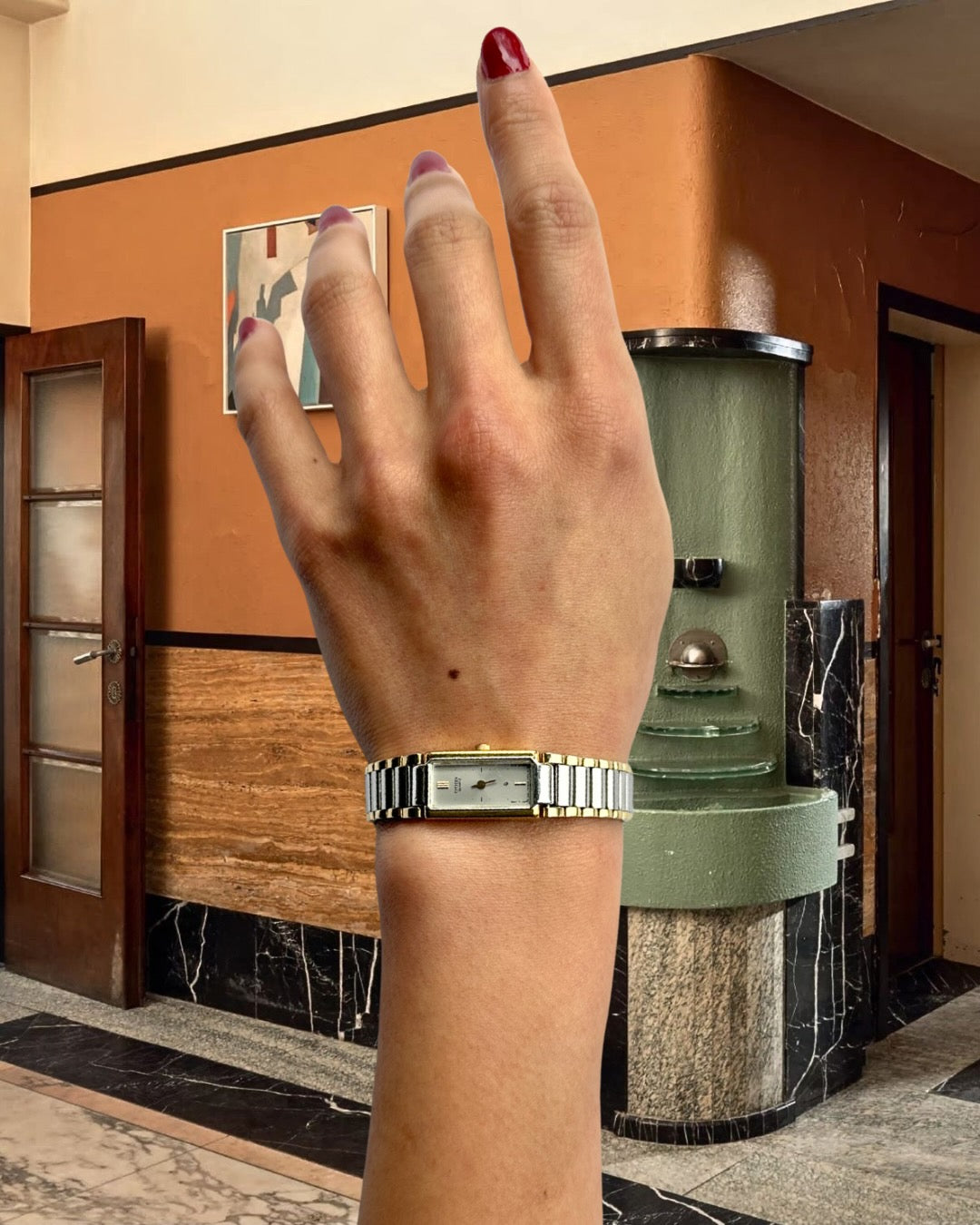 1980s Citizen Slim Two-Tone Quartz Watch