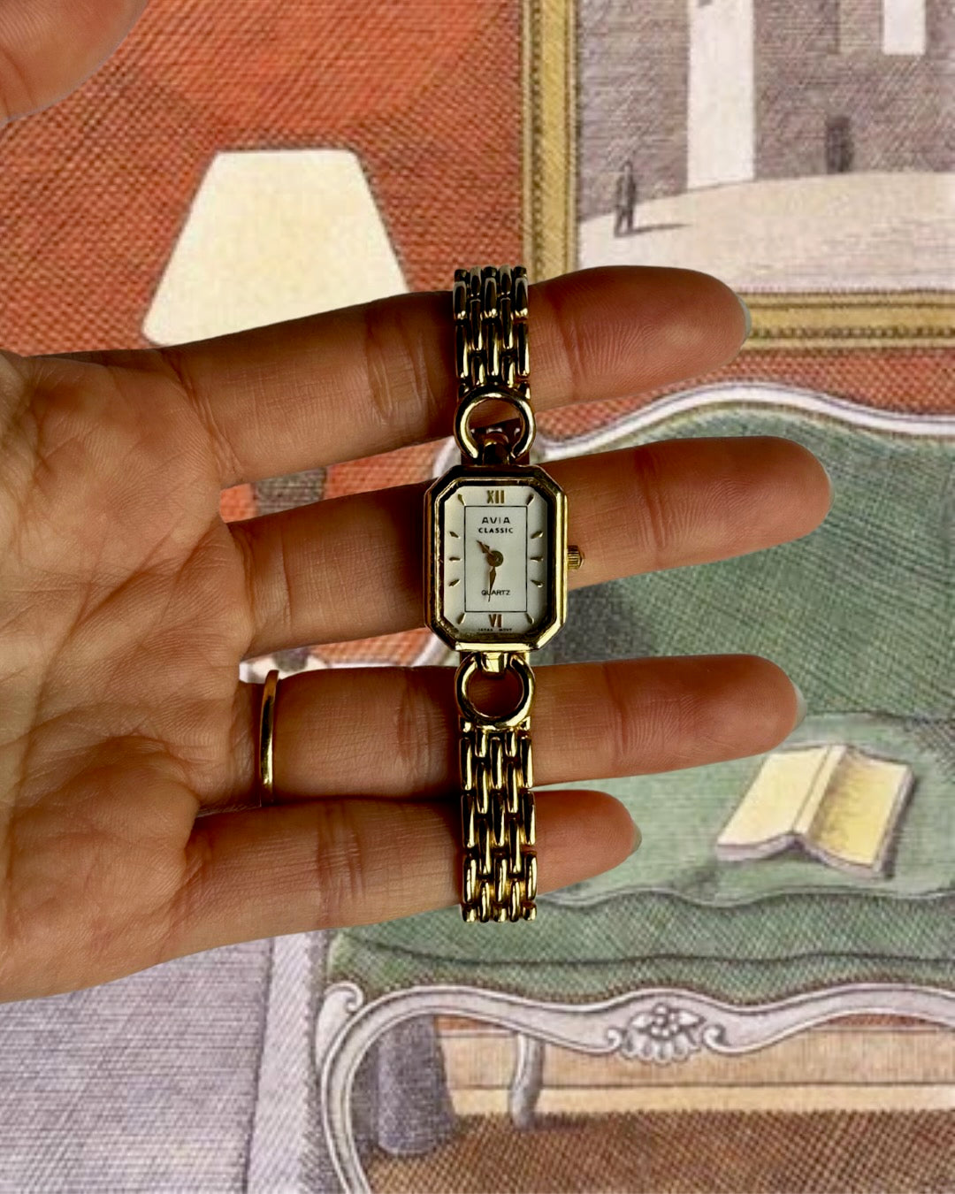 1980s Avia Classic Gold-Plated Quartz Watch