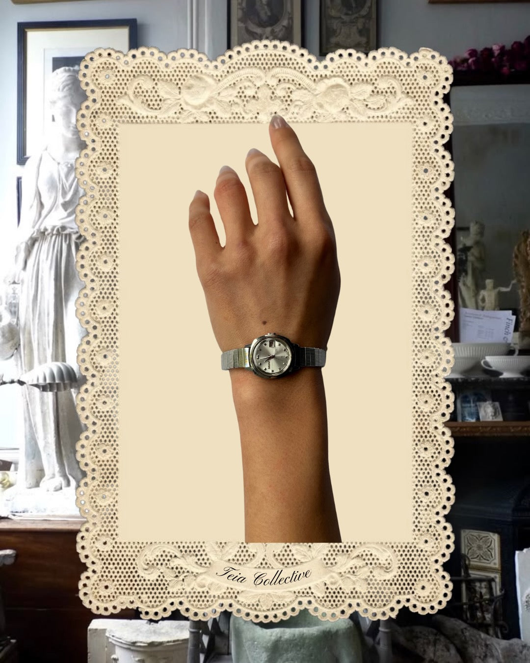 1970s Seiko Stainless Steel Automatic 21 Jewels Watch