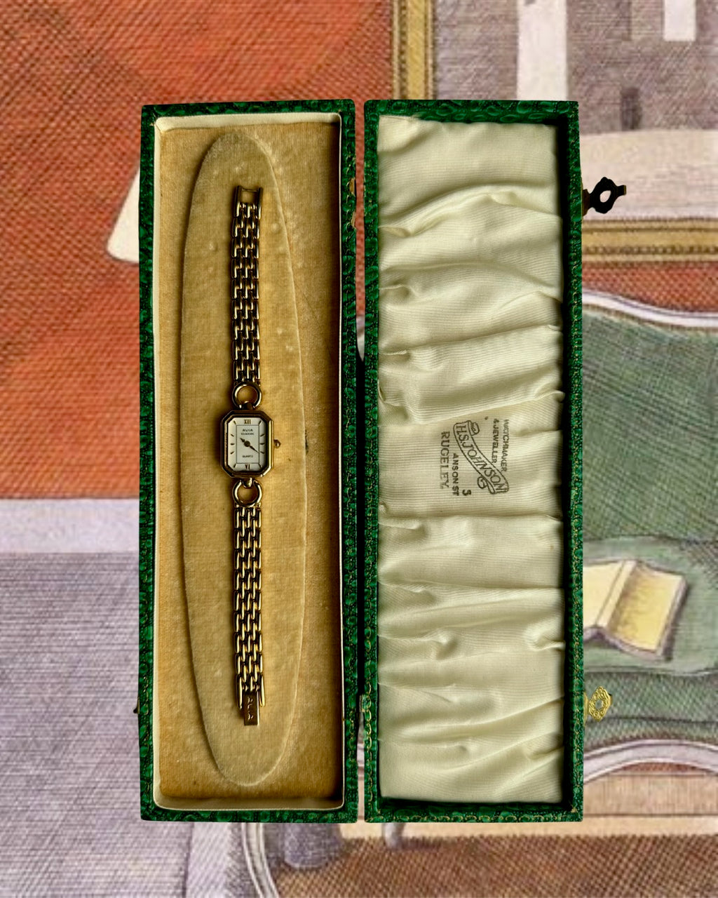 1980s Avia Classic Gold-Plated Quartz Watch